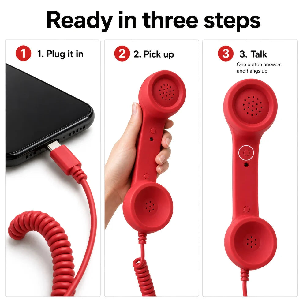 HoldPlease Retro Handset