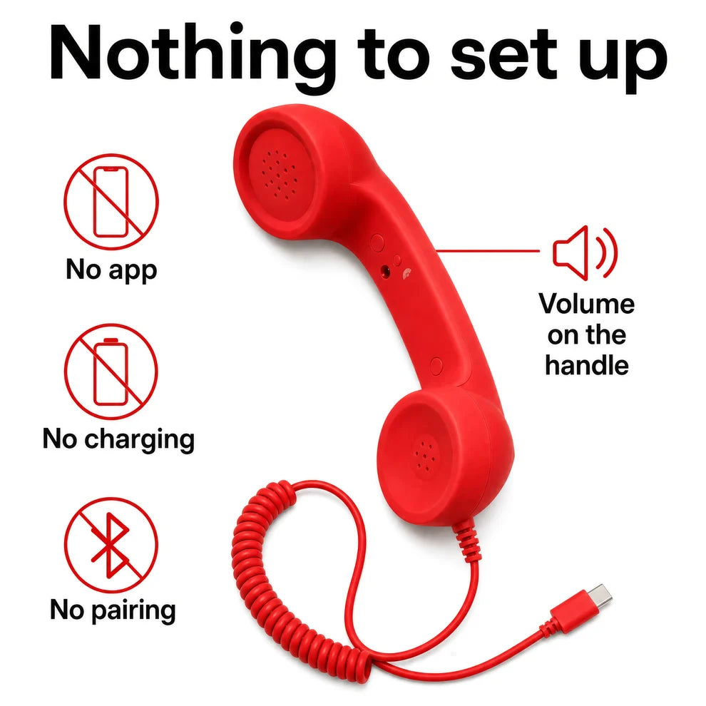 HoldPlease Retro Handset